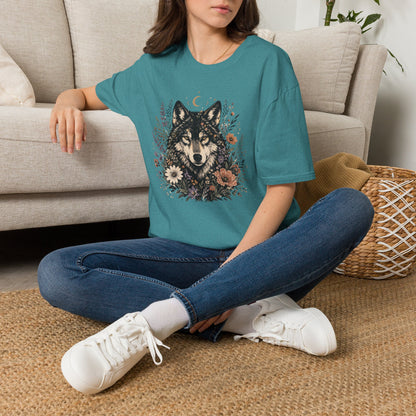 Moonlit Wolf Garden