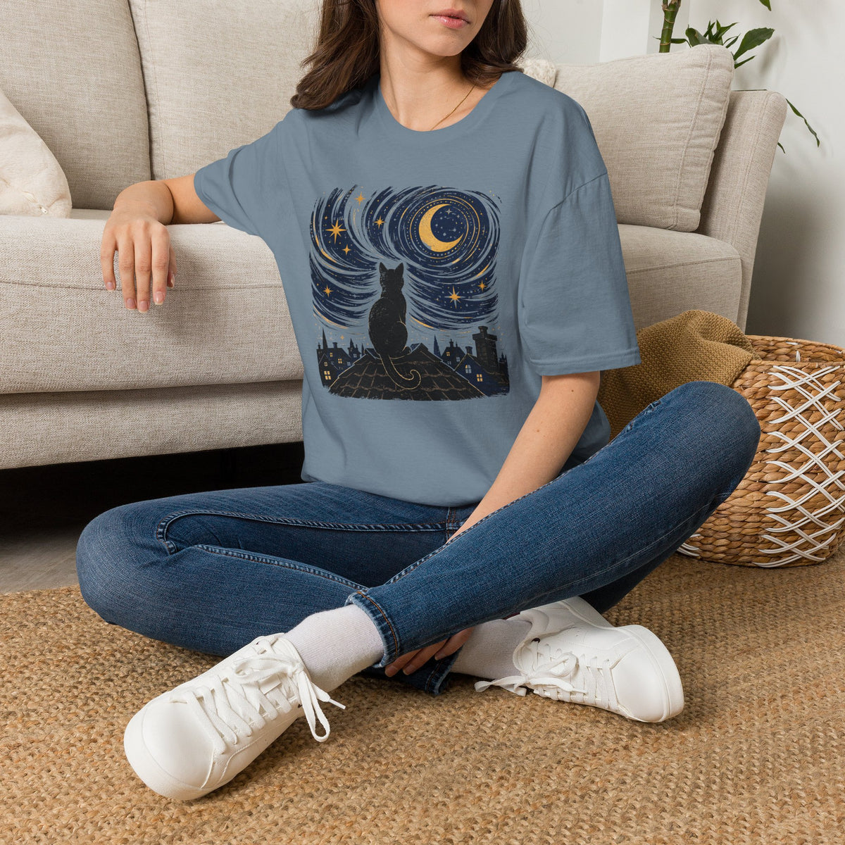 Stargazer Cat Rooftop
