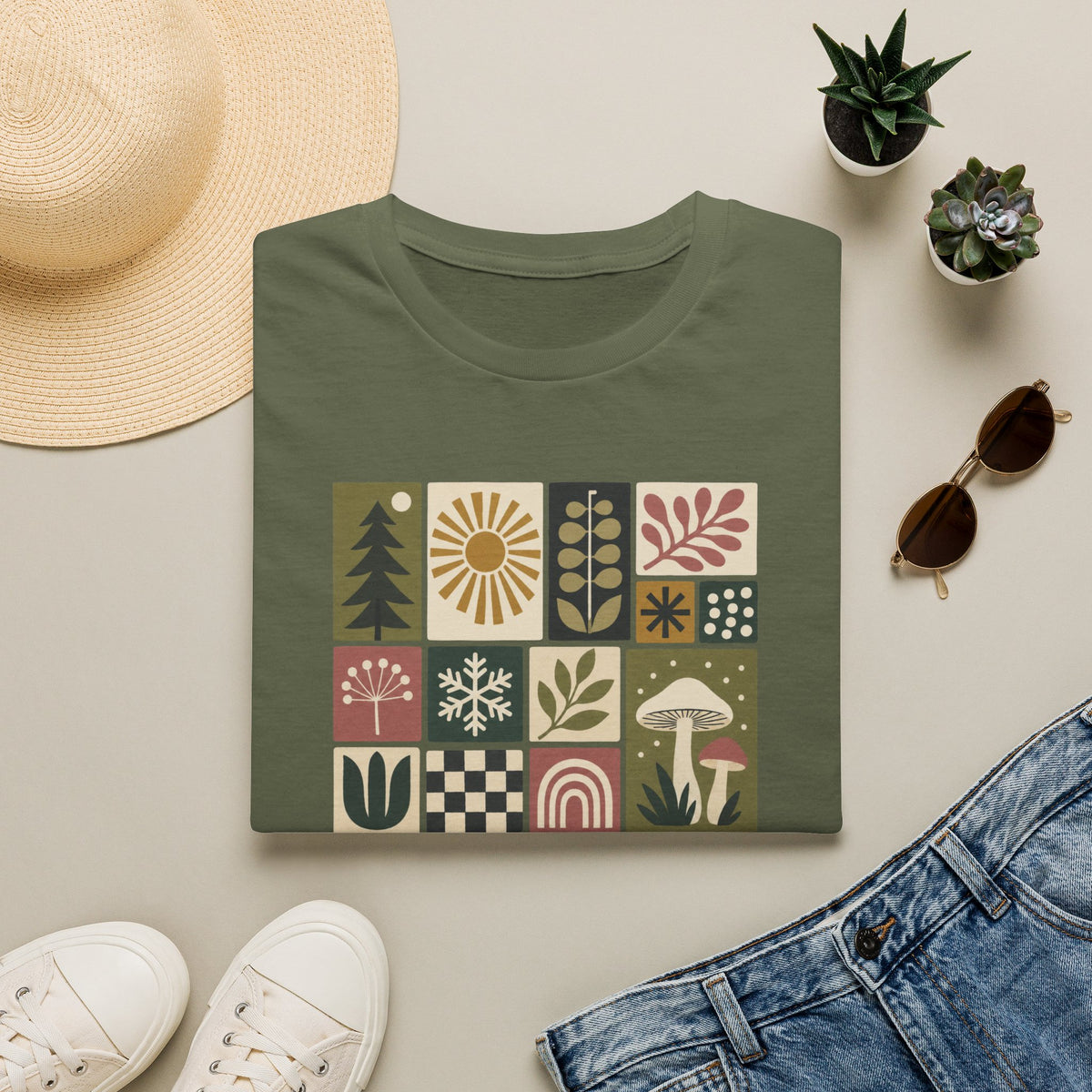 Folk Nature Tile Sampler