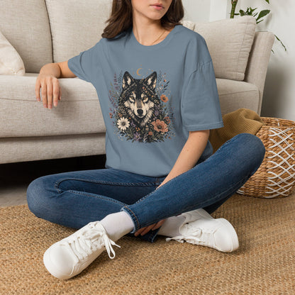 Moonlit Wolf Garden