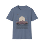 Mauve Mountain Moonrise T-Shirt