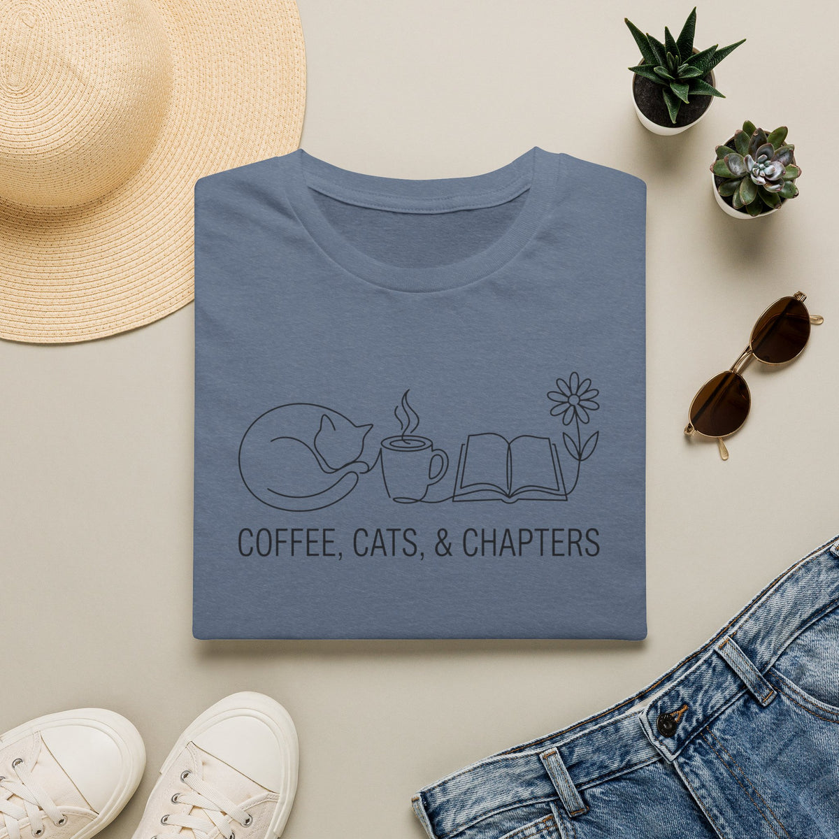 Coffee, Cats, & Chapters