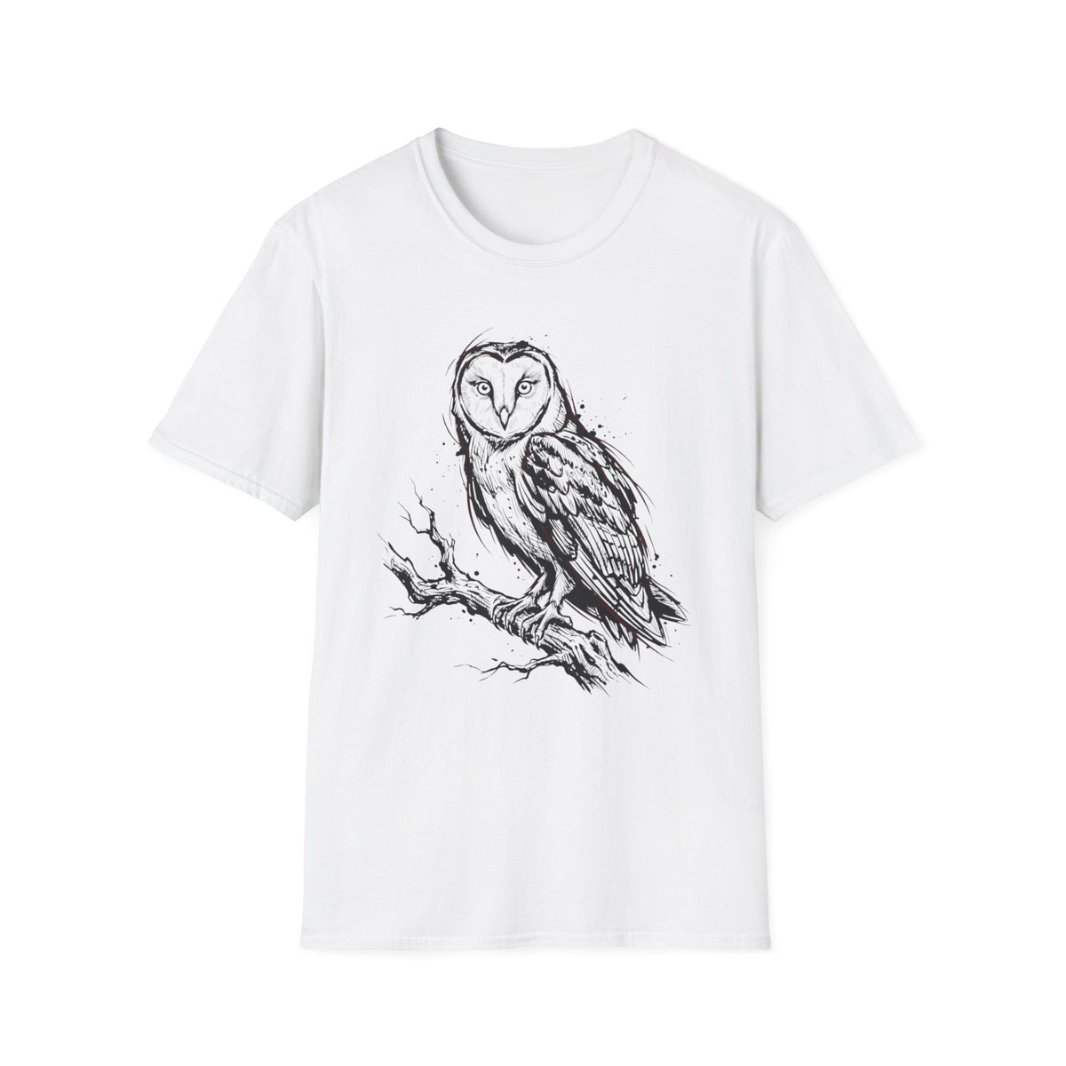 Barn Owl Ink Study T-Shirt