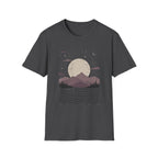 Mauve Mountain Moonrise T-Shirt