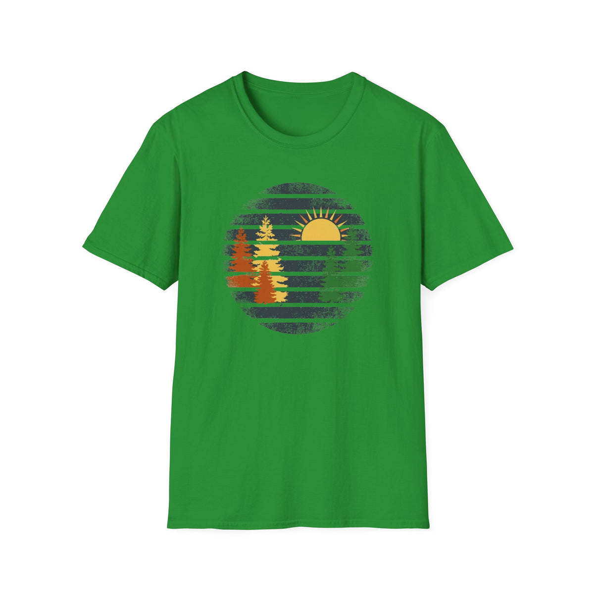 Retro Pine Sunrise