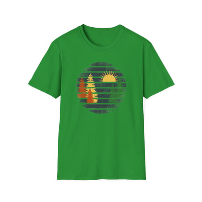 Retro Pine Sunrise