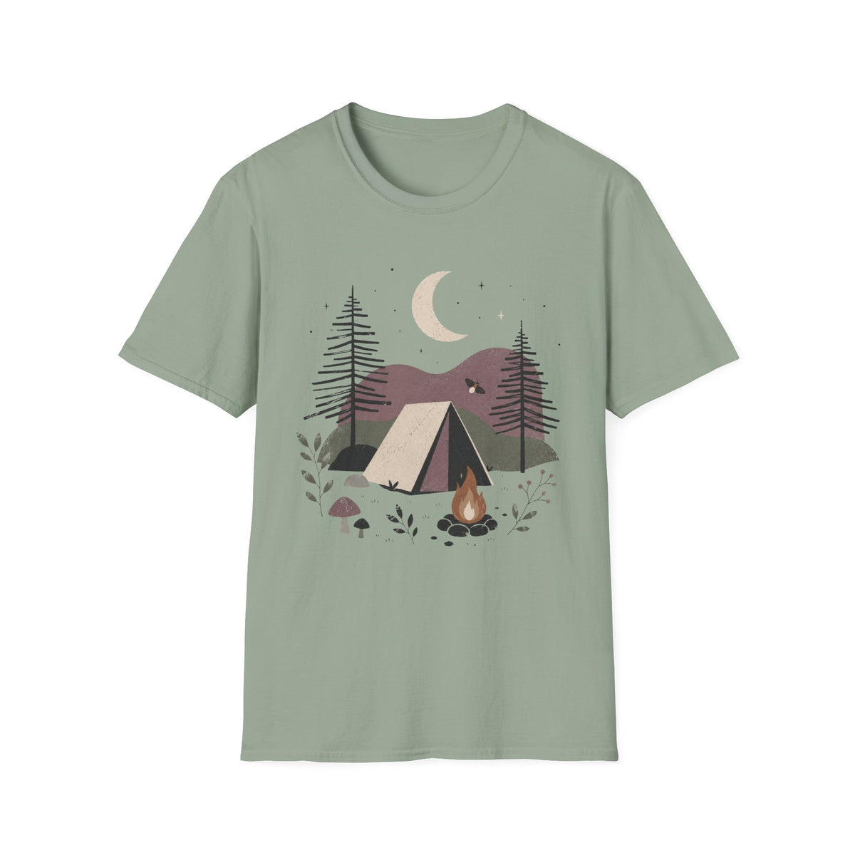 Quite Campfire Moon T-Shirt