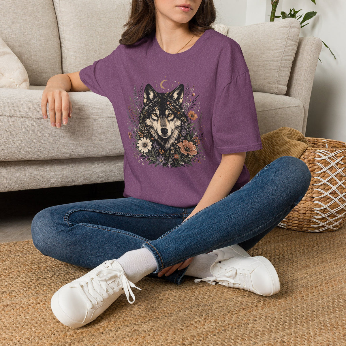 Moonlit Wolf Garden