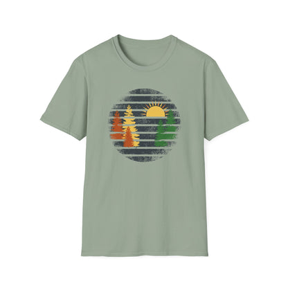 Retro Pine Sunrise